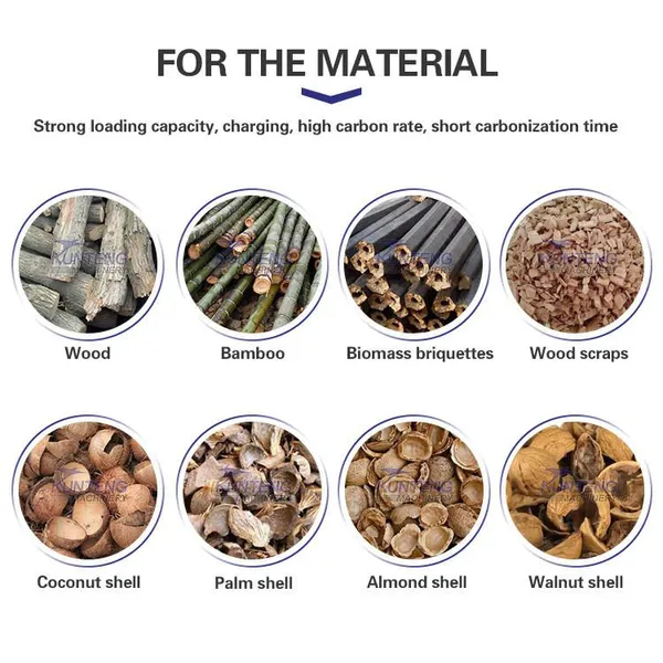 Biomass Carbonization Molding Production Line EPC Project Charcoal Making Machine Bamboo Dust Continuous Carbonizing Equipment photo-3