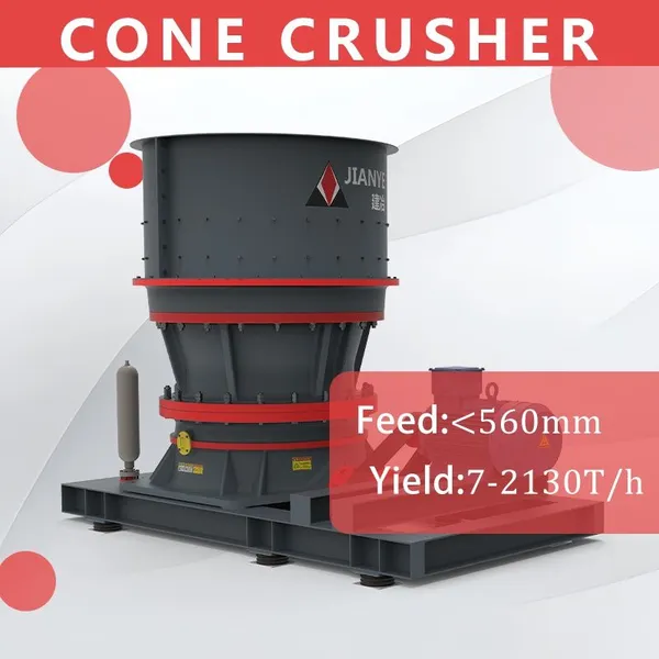 HST100 Single Cylinder Hydraulic Cone Crusher for Granite Basalt Limestone Quarry Crushing photo-3