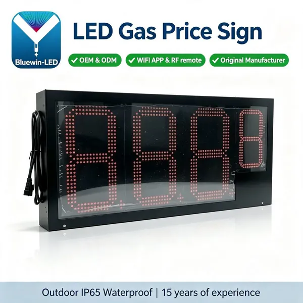8inch Outdoor IP65 Outdoor Led Gas Pirce Sign photo-2