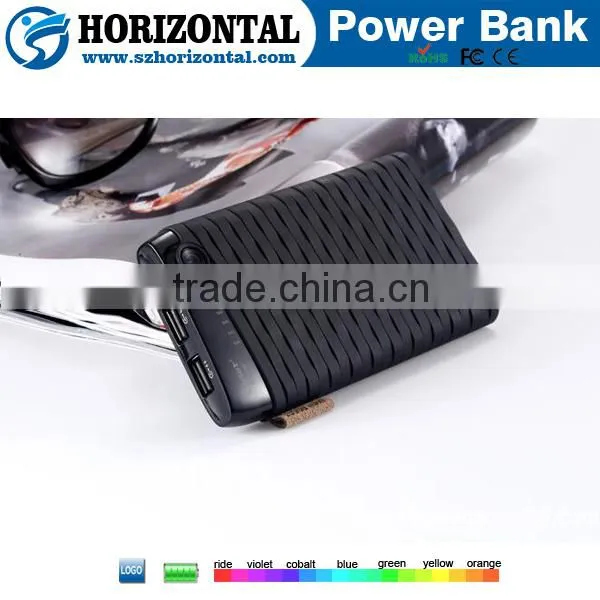 Manufactory Portable High Capacity Dual Usb Power Bank 12000mah With ce Rohs photo-5
