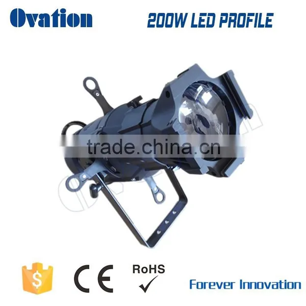 Profile Spot Light/200W Led Profile Spot Lighting/cool/warm White/RGB 3in1 Zoom Profile photo-4