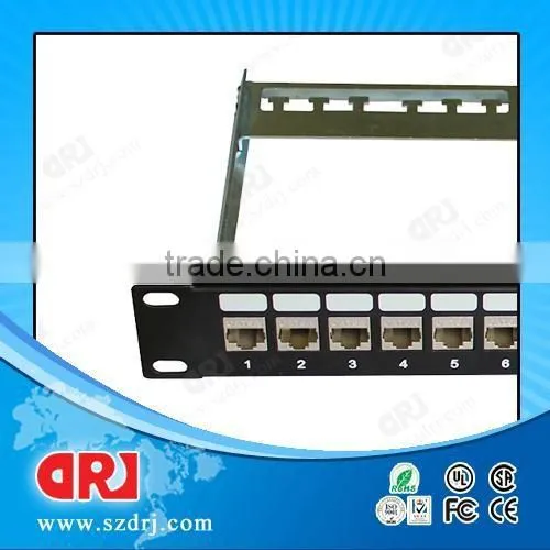 STP Cat6 24 Port Shielded Rj45 Patch Panel photo-2