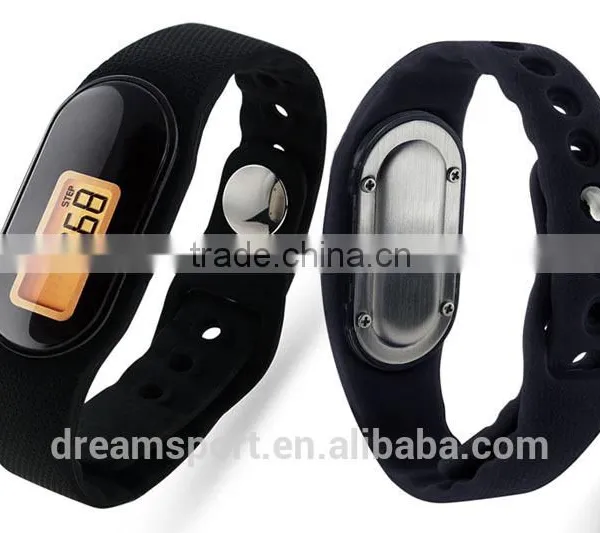 Mini Pedometer Bracelet Wristband Step Counter With Silcone Band DP-888 photo-3