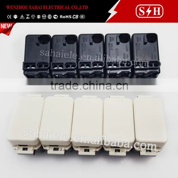 2016 New Design Electrical Wholesale Wall Switch 1 Gang Switch and Socket