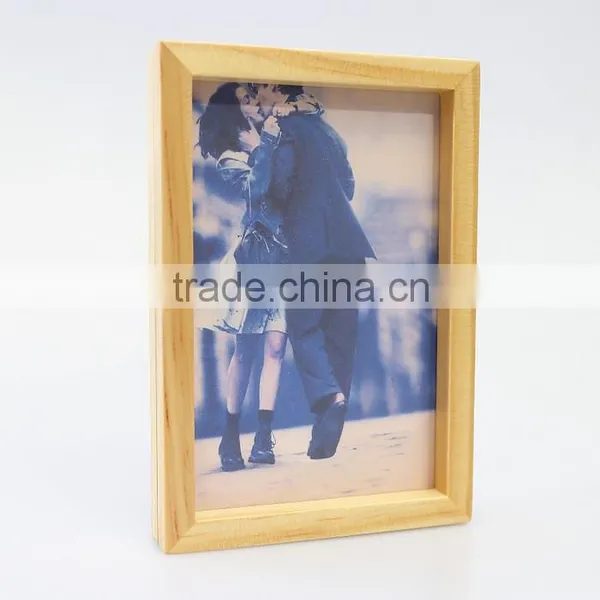 2 in 1 Special Solid Pine Wood Picture Frame, Wooden Photo Frame photo-3