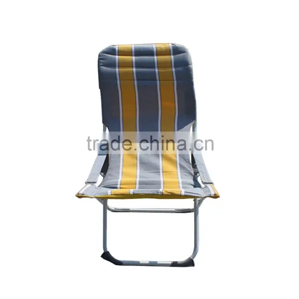 Comfortable Luxury Lazy Reclining Backrest Beach Outdoor Metal Folding Chair photo-2
