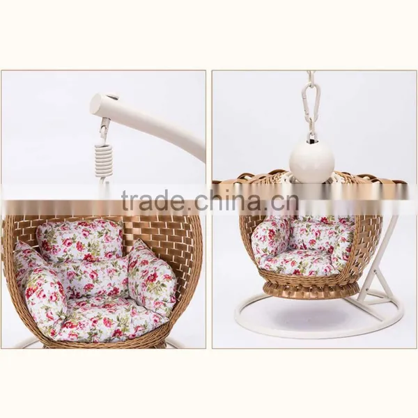 Chinese Style New Design With Canopy Rattan Indoor Home Indian Swing Jula /Swing Quality Choice photo-5