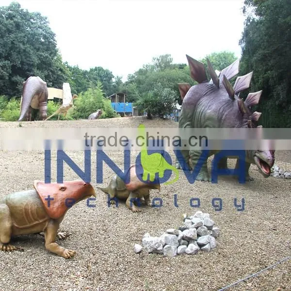 Mechanical T-rex Dinosaur With Other Dinosaur Party photo-5