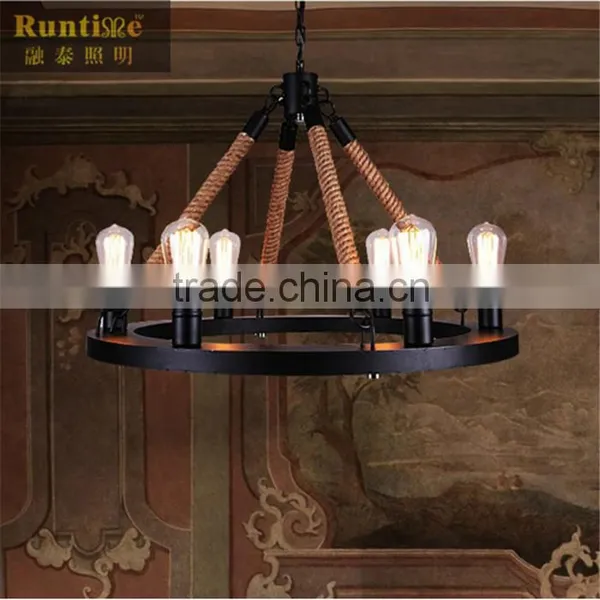 Iron Wire Pendant Lamp Hanging Lamp Chandelier Modern Pendant Light Fixtures photo-2