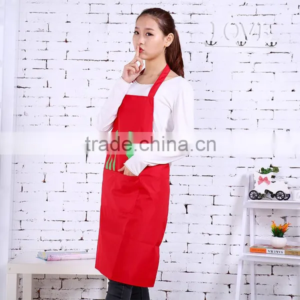 China Supplier Women Kitchen Pocket Apron photo-3