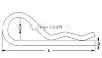 HARDWARE RIGGING ZINC PLATED R TYPE HAIR PIN photo-6