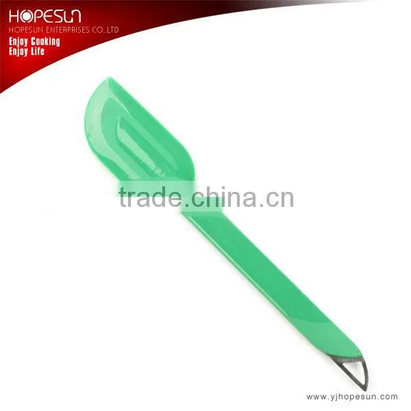 Best Sell Pastry Tool Pink Best Flat Plastic Kitchen Spatula Long Thin Spatula photo-3