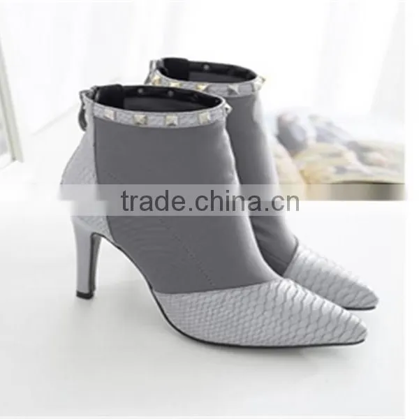 High Heel Boots Tube 2014 Boots for Women Hot Selling Red Boots photo-3