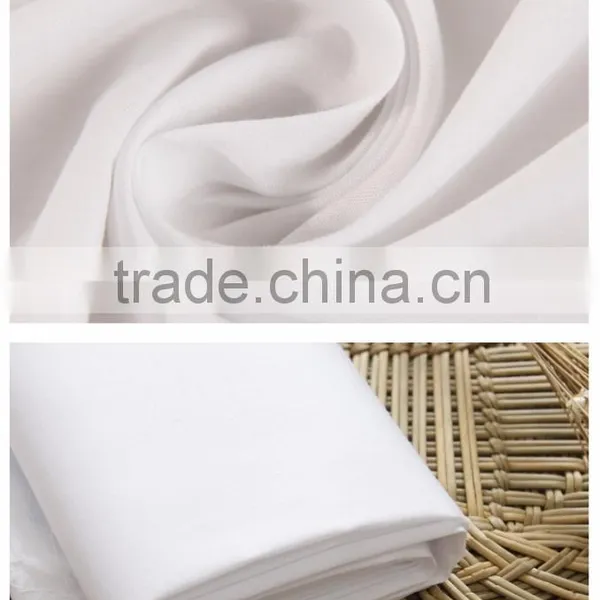 100% Rayon Pure White Fabric photo-5