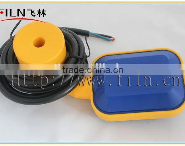 Free shipping cost Rectangle 10A Float Switch for tank water pump float switch with 2 meters wire
