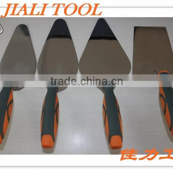 Bricklaying Trowel With Stainless Steel Blade / Double Color Handle Tools photo-2