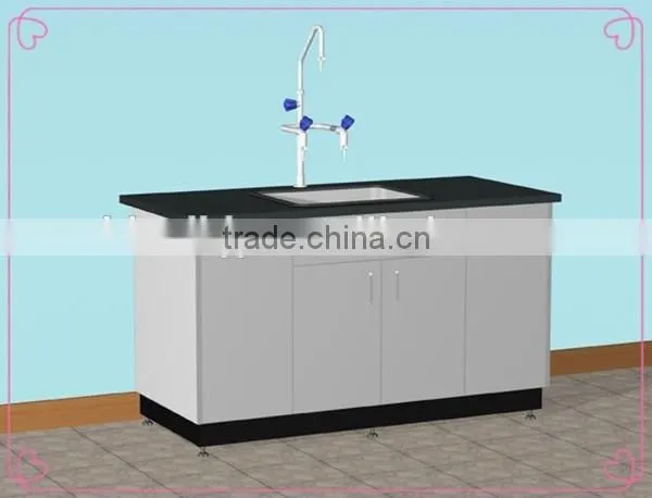 PP Material Sink + Solid Brass Faucet Lab Sink Table photo-2