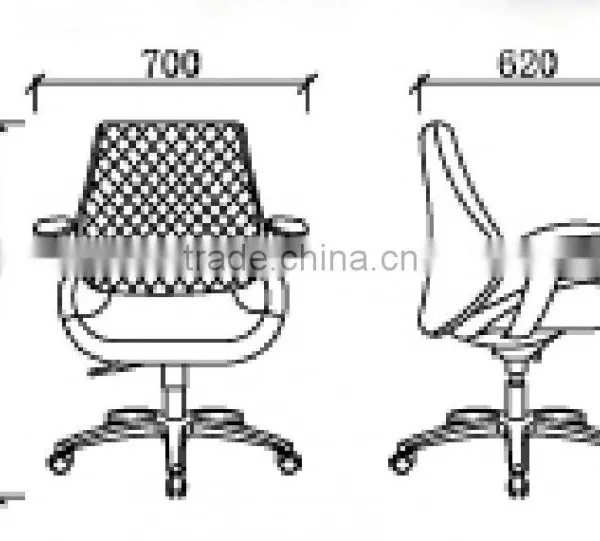 White Racing Style Office Leather Chair GZH-CK0036 photo-4