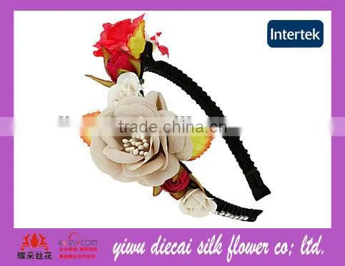 Handmade Floral Flower Hairband Hair Accessories photo-2
