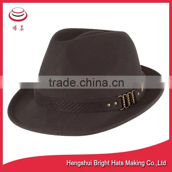 Wool Felt Trilby Hat Fedora Hat photo-2