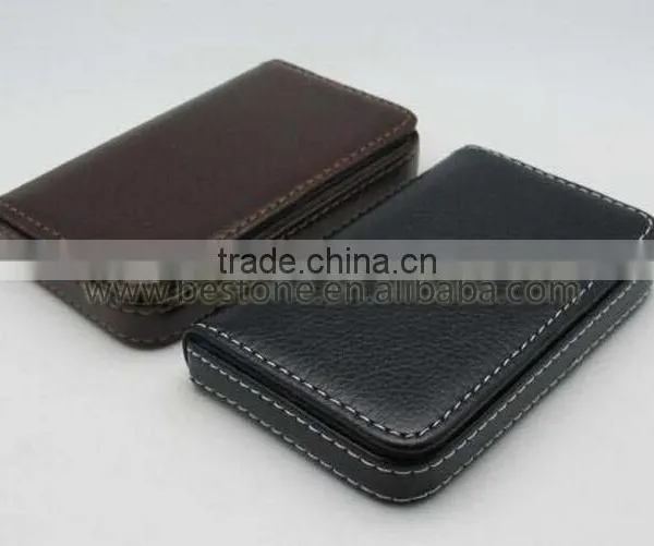 Custom Business Leather Men Name Card Holder photo-3