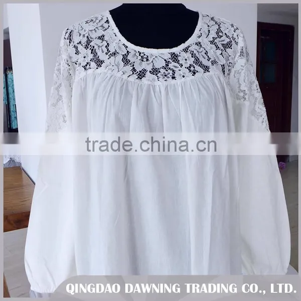 Fashionable Embroidered White Cotton Nightdress/Dressing Gown photo-3