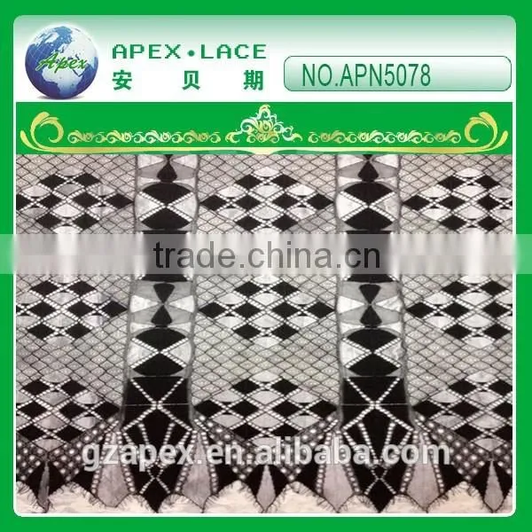 China Supplier Various Colors Woman Garment of Nylon Lace Fabric