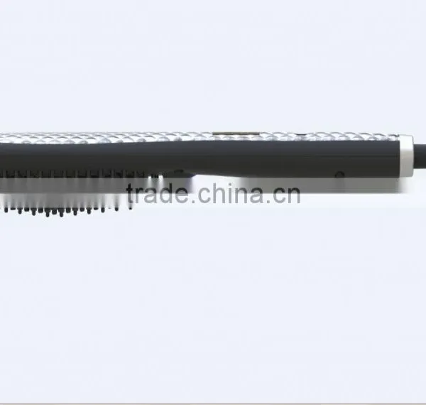 Fast Heating Electric Hair Brush , Ceramic Straightening Brush photo-3