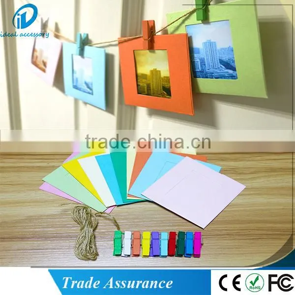 10 Frame + Clip Hanging Polaroid Film Album Fujifilm Instax Mini8/70/7s/25/50/90/sp-1 photo-6