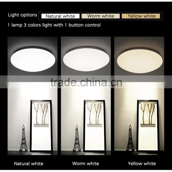 Superior Ceiling Light Color Changing LED ZigBee/SmartRoom Phone Control Color Changeing Round Ceiling Light Supplier photo-2