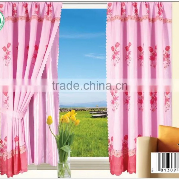 [ready Made]YH112 15 Years Top-rated Golden Seller Newest 100% Polyester Printed Finished Curtain
