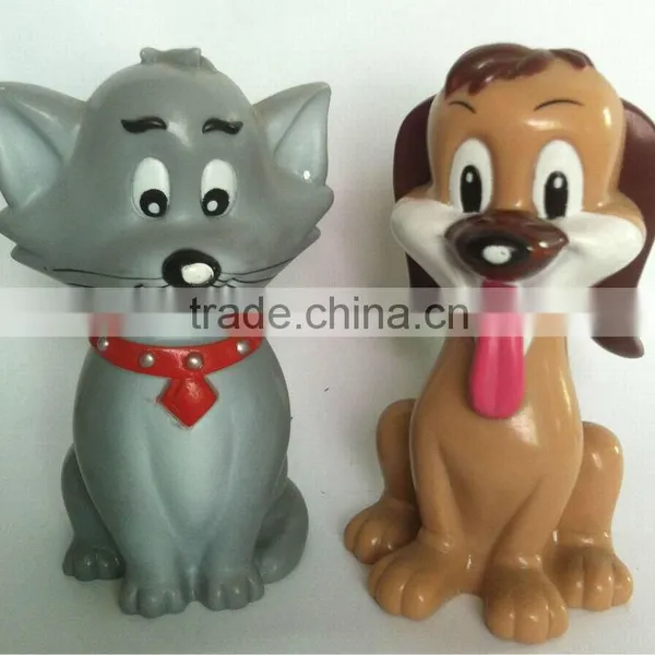 Vinyl Pvc Figure Toy Cat and Dog