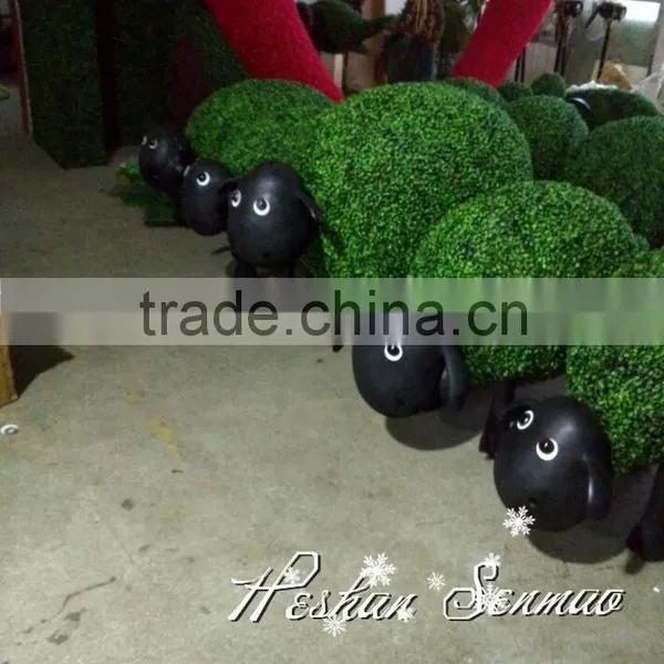 High Imitation Vivid Look Artificial Topiary Sheep Topiary Animal With Cheap Price photo-3