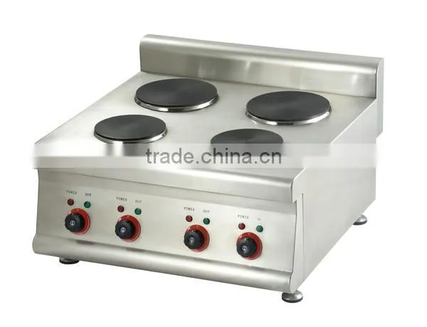 High Efficiency Counter Top Electric 4-plate Cooker