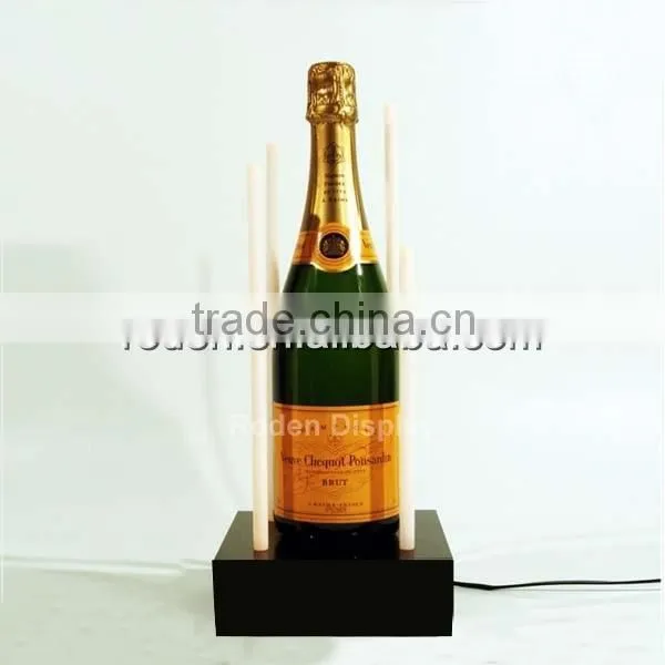 Perfect Elegant Design Custom Acrylic Wine Display/ Stand /rack /holder,single Wine Bottle Holder photo-2