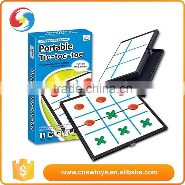 Portable tic-toc-toe Kids Educational Magnetic game toy