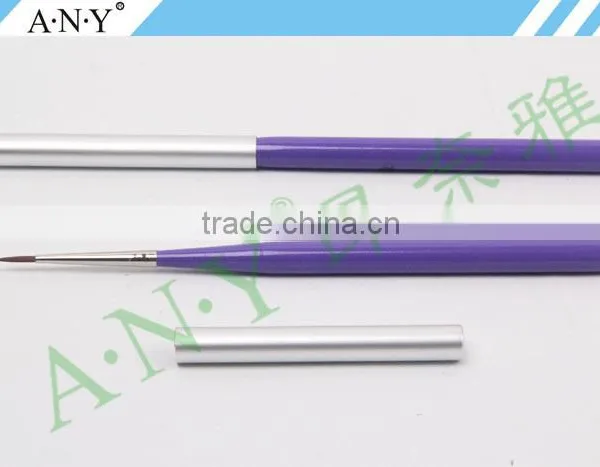 ANY Nail Artist Using UV Gel Nail Beauty Nylon Hair Nail Art Flat Brush UV Gel Art photo-5
