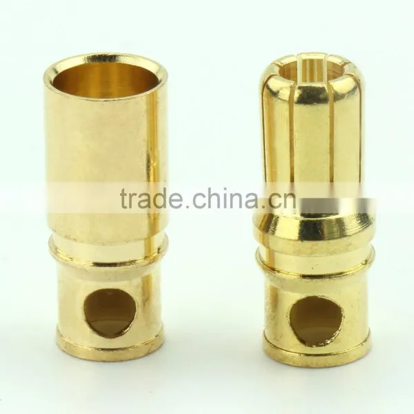 8.0mm 24k Gold Connector Banana Plug and Socket