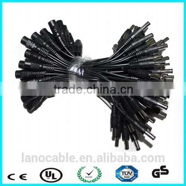 0.5M Black 22awg 5.52.5mm y Splitter dc Cable photo-4