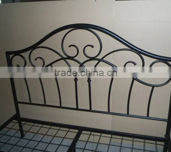 Modern Double Black Platform Iron Bed Frame Queen photo-5