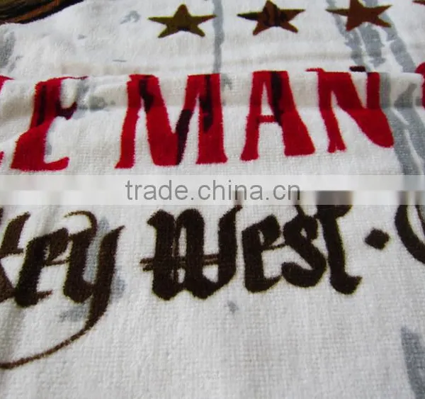 100% Cotton China Made VELOUR Printed Pirate Beach Towel Pirate Design Beach Towel photo-3