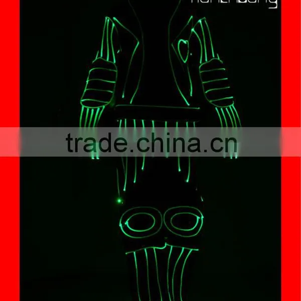 LED Fiber Clothing, Programmable Flashing LED Clothing photo-4
