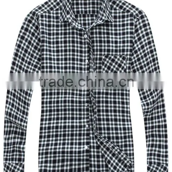 Long Sleeve Plaids Shirt/mens Plaid Shirt/wholesale Plaid Shirt photo-5