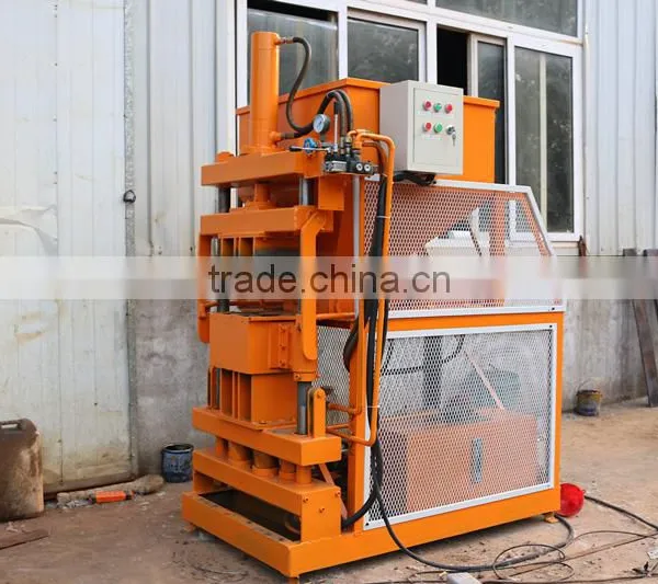 HR2-10 Automatic Compressed Earth Block Machine Small Hydraulic Cement Interlock Brick Machine, Fly Ash Brick Making Machine photo-6