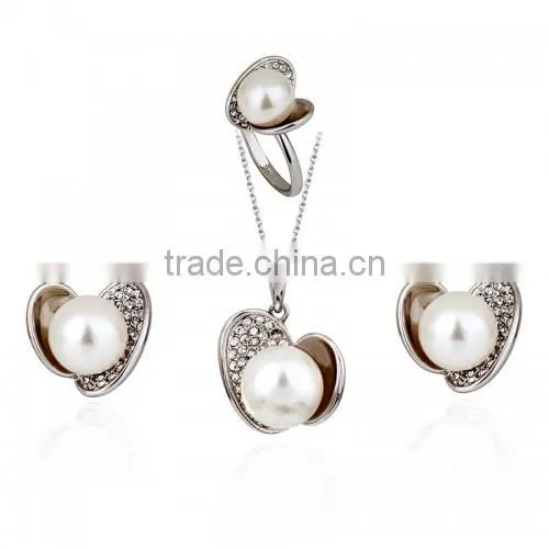 Hight Quality Freshwater Pearl Jewelry Gold Freshwater Pearl Jewelry Set photo-2