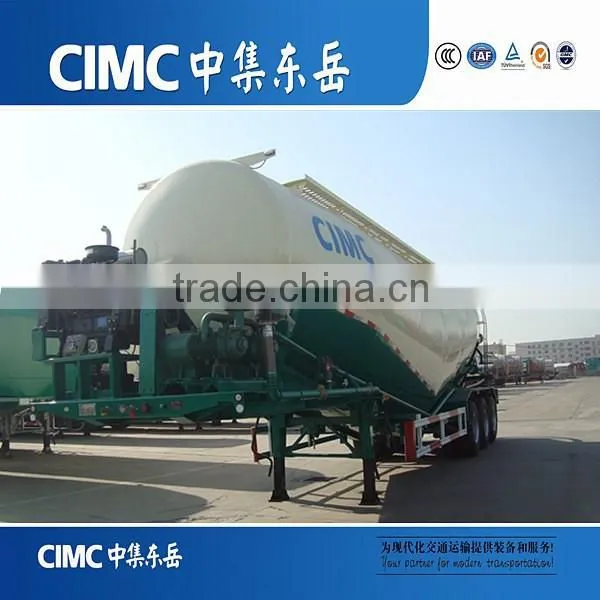 CIMC Silo Type Cement Trailer , Bulk Cement Tanker Price photo-5