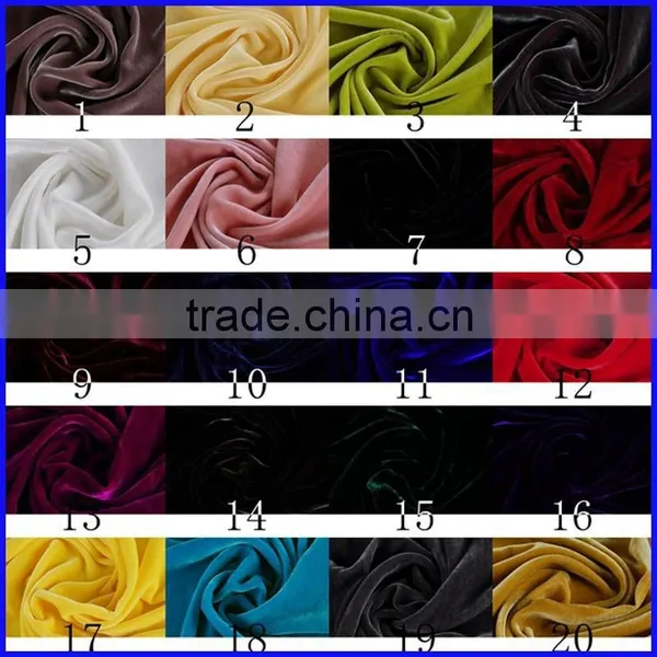 Viscose Rayon Silk Velvet Fabric photo-2