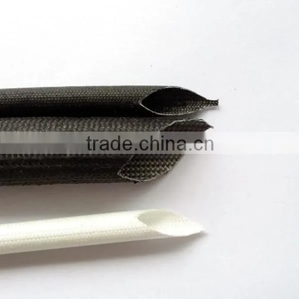 Silicone Rubber Glassfiber Insulating Sleeving(inside Rubber and Outside Fiber)