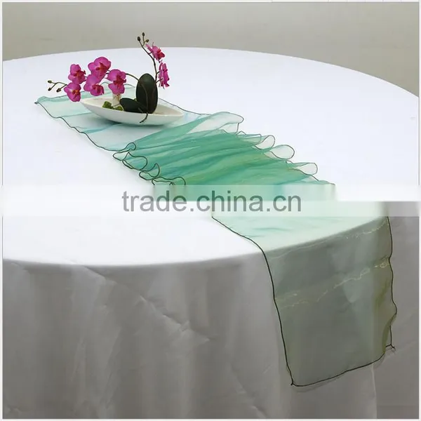 2015 Beautiful Organza Runner Table Linen for Wedding Decoration photo-4