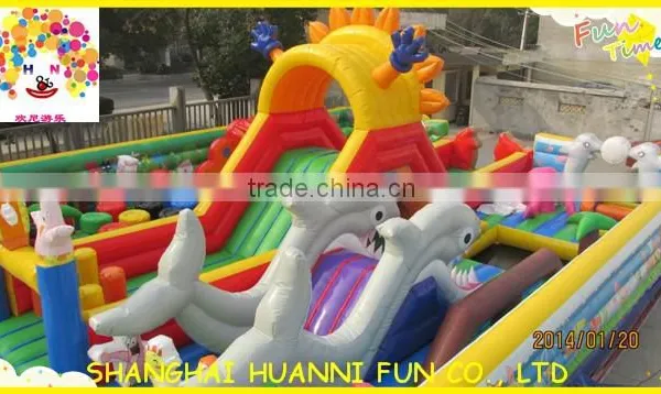 Outdoor Inflatable Bouce House, Inflatable Bouncy Castle for Kids photo-4